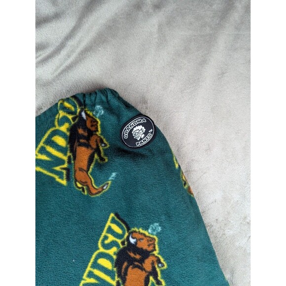 NDSU Bison Unisex Adult XL Grandma Pants Fleece Sleep Pants Lounge Pants - Picture 6 of 6